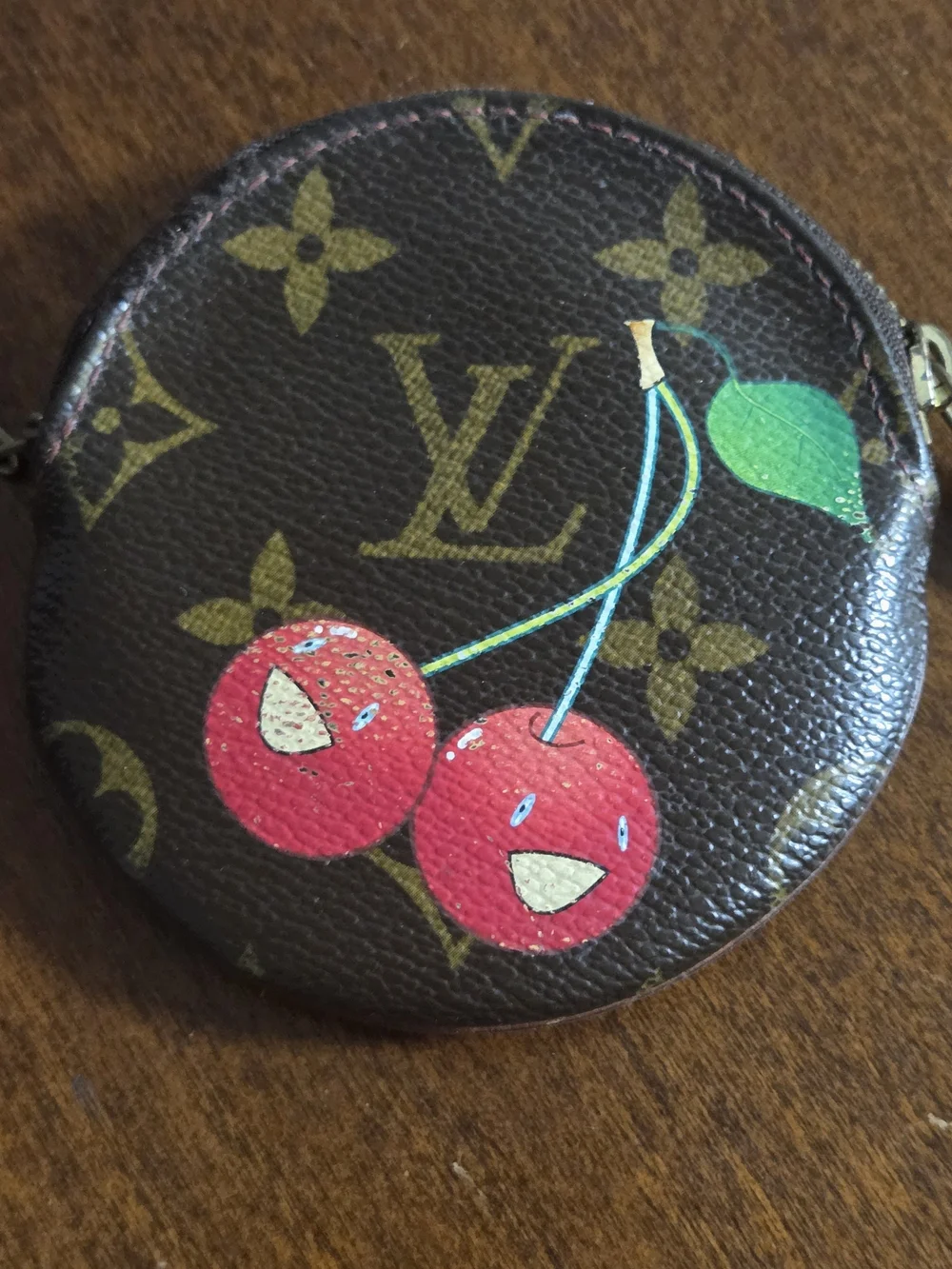 Limited Edition Louis Vuitton Murakami Cherry Coin Purse